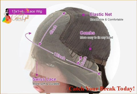 Catch A Break13x1x6 Straight 13x4x1 Lace Frontal Human Hair 
