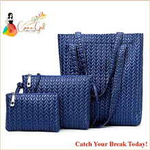 Load image into Gallery viewer, Catch A Break2 Piece Bag Set - Blue - purses