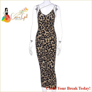Catch. Break Leopard Dress - leopard / L - Clothing