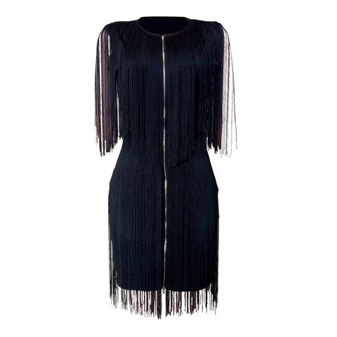 Catch A Break Tassel My Fringe Elegant Dress